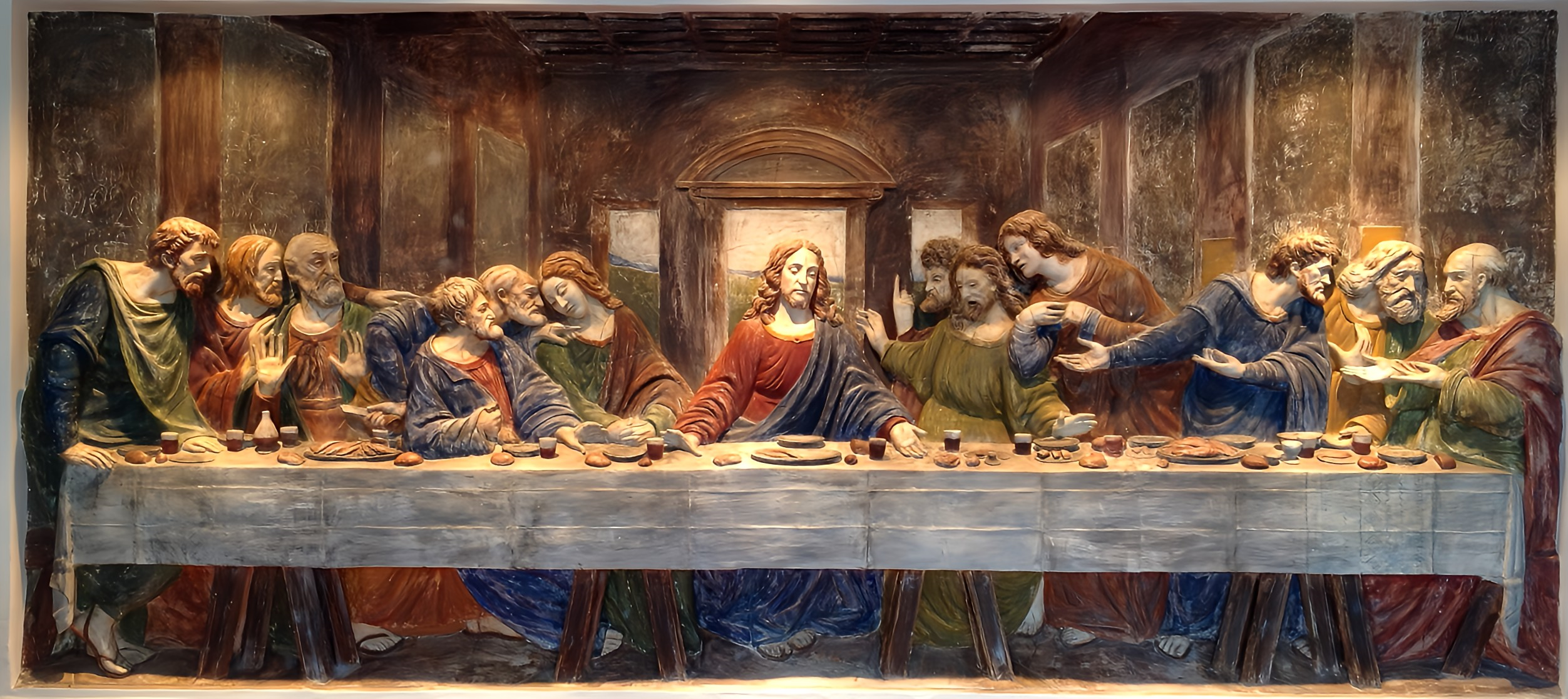 Ultima Cena in marmo di Tagliazucchi